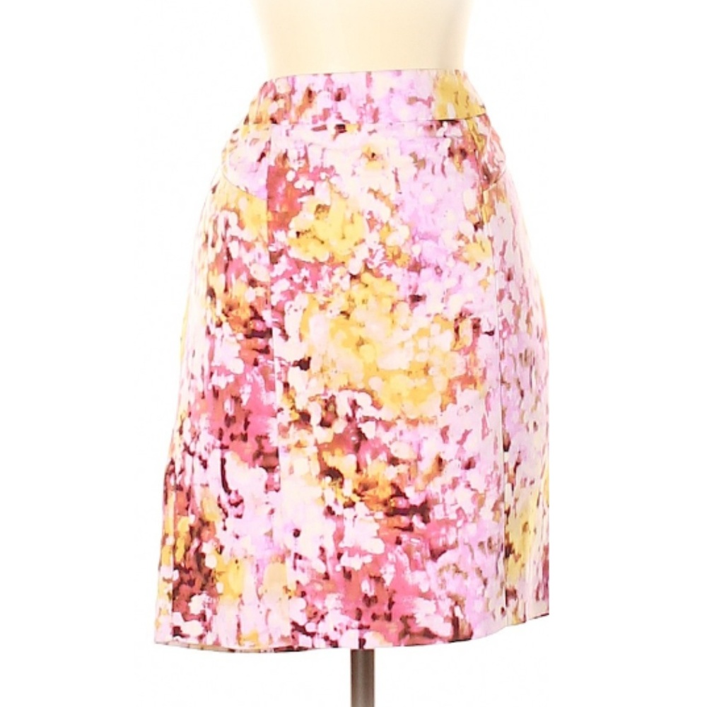 Ann Taylor Cherry Blossom Watercolor Skirt